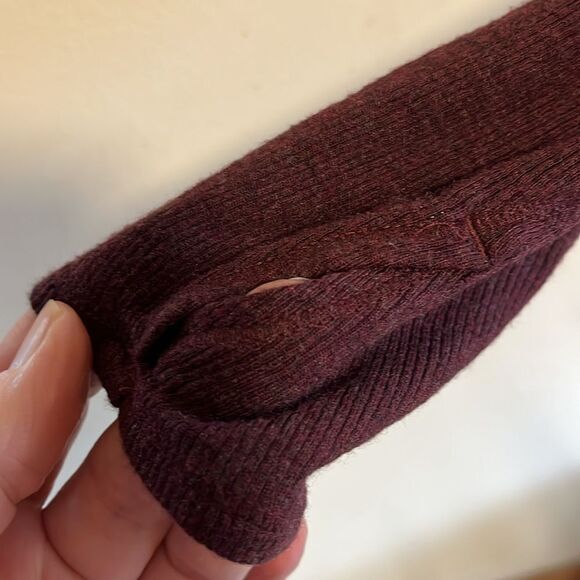 ATHLETA PURANA MAROON MODAL WRAP SIZE MEDIUM - Picture 3 of 8